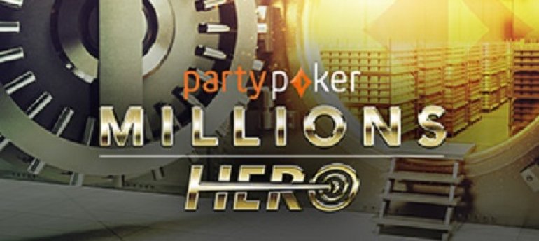 partypoker Millions HERO banner